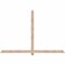 Ekena Millwork Eugene Smooth Timber Gable Bracket, Douglas Fir, 84"W x 56"H x 1 1/2"D x 3 1/2"F, 16/12 Pitch GBW084X56X0204EUG00SDF - alternate 1